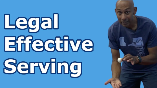 Legal and Effective Serves for Beginners