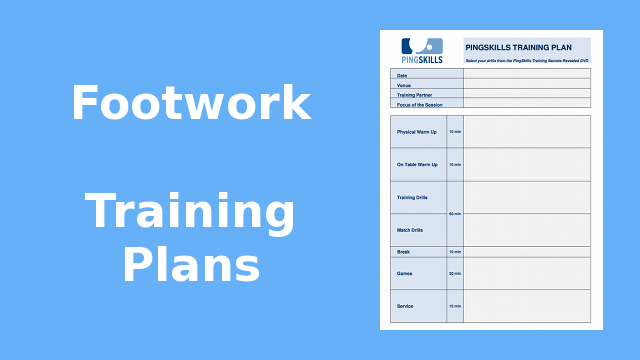 Weeks 5 to 8: Footwork Training Plans